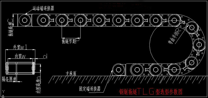 TLG拖鏈參數(shù)